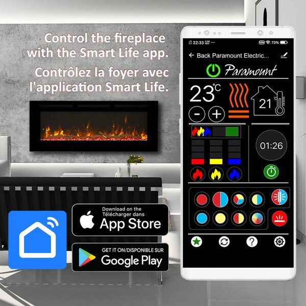 Smart Premium Electric Fireplace